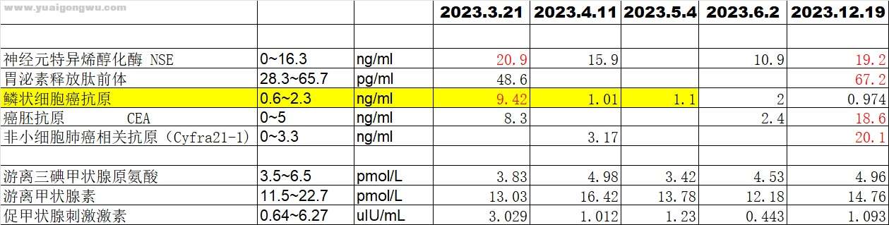 12月19日肿瘤指标超标